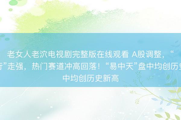 老女人老泬电视剧完整版在线观看 A股调整，“四大行”走强，热门赛道冲高回落！“易中天”盘中均创历史新高