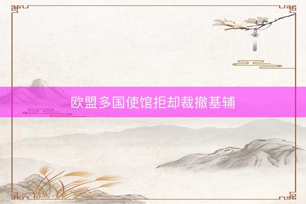 欧盟多国使馆拒却裁撤基辅